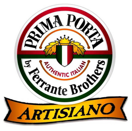 PRIMA PORTA AUTHENTIC ITALIAN BY FERRANTE BROTHERS ARTISIANO logo