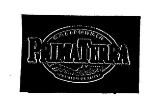 PRIMA TERRA CALIFORNIA PREMIUM QUALITY logo