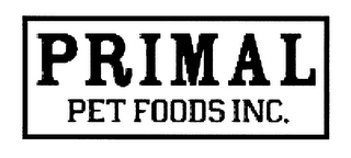 PRIMAL PET FOODS INC. logo