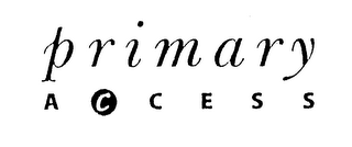 PRIMARY ACCESS logo