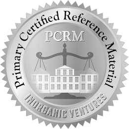 PRIMARY CERTIFIED REFERENCE MATERIAL PCRM INORGANIC VENTURES logo