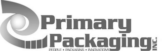 PRIMARY PACKAGING INC. PEOPLE PACKAGING INNOVATION logo