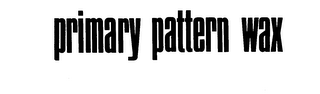 PRIMARY PATTERN WAX logo
