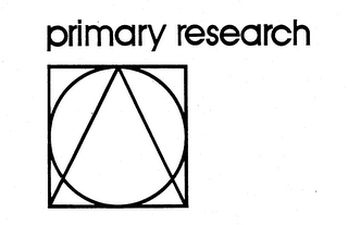 PRIMARY RESEARCH logo