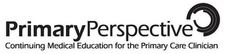 PRIMARYPERSPECTIVE CONTINUING MEDICAL EDUCATION FOR THE PRIMARY CARE CLINICIAN logo