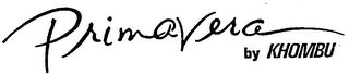 PRIMAVERA BY KHOMBU logo