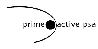 PRIME ACTIVE PSA logo