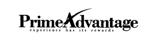 PRIME ADVANTAGE EXPERIENCE HAS ITS REWARDS logo
