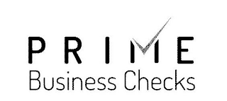 PRIME BUSINESS CHECKS logo
