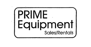 PRIME EQUIPMENT SALES/RENTALS logo