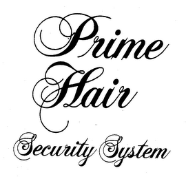 PRIME HAIR SECURITY SYSTEM logo