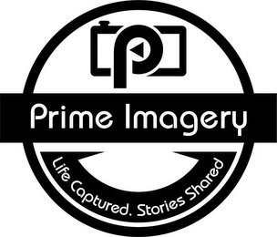 PRIME IMAGERY LIFE CAPTURED. STORIES SHARED P logo