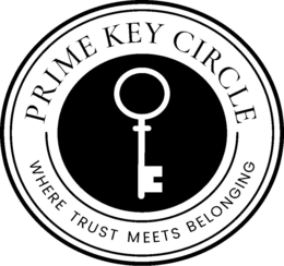 PRIME KEY CIRCLE WHERE TRUST MEETS BELONGING logo