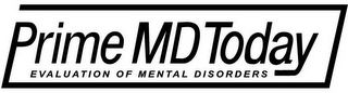 PRIME MD TODAY EVALUATION OF MENTAL DISORDERS logo