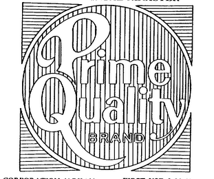 PRIME QUALITY BRAND logo