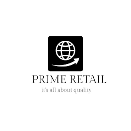PRIME RETAIL IT'S ALL ABOUT QUALITY logo