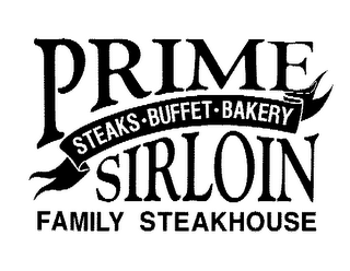 PRIME SIRLOIN STEAKS BUFFET BAKERY FAMILY STEAKHOUSE logo