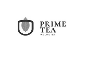 PRIME TEA WE LIVE TEA logo