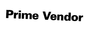 PRIME VENDOR logo