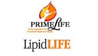 PRIMELIFE ACTIVE INGREDIENTS FOR FUNCTIONAL HEALTH AND VITALITY LIPIDLIFE logo