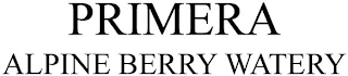 PRIMERA ALPINE BERRY WATERY logo