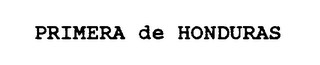 PRIMERA DE HONDURAS logo