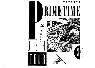 PRIMETIME USA TOUR 3 ON 3 logo