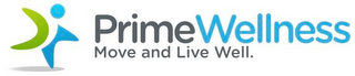 PRIMEWELLNESS MOVE AND LIVE WELL. logo