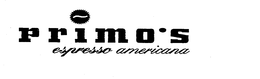 PRIMO'S ESPRESSO AMERICANA logo