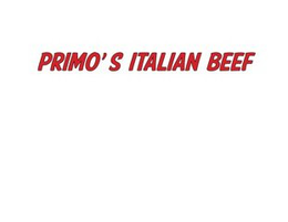 PRIMO'S ITALIAN BEEF logo