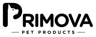 PRIMOVA PET PRODUCTS logo