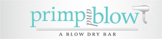 PRIMP AND BLOW A BLOW DRY BAR logo