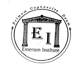 PRIMUM CONNOSCITE DEUM E I EMERSON INSTITUE logo
