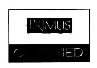 PRIMUS CERTIFIED logo