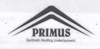PRIMUS SYNTHETIC ROOFING UNDERLAYMENT. logo