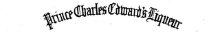 PRINCE CHARLES EDWARD'S LIQUEUR logo