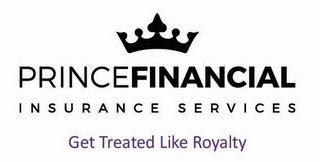 PRINCE FINANCIAL INSURANCE SERVICES GETTREATED LIKE ROYALTY logo