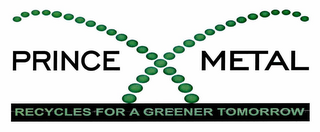 PRINCE METAL RECYCLES FOR A GREENER TOMORROW logo