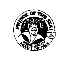 PRINCE OF THE SEA WHERE QUALITY EXCEEDS THE PRICE logo