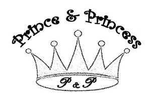 PRINCE & PRINCESS P & P logo