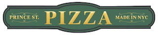 PRINCE ST. PIZZA MADE IN NYC logo