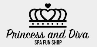PRINCESS AND DIVA SPA FUN SHOP logo