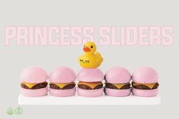 PRINCESS SLIDERS SUGAR SEED OIL FREE CERTIFIED SOY FREE logo