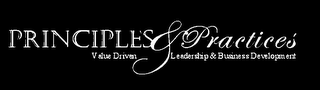 PRINCIPLES & PRACTICES VALUE DRIVEN LEADERSHIP & BUSINESS DEVELOPMENT logo