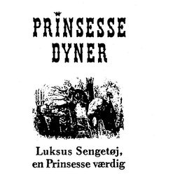 PRINSESSE DYNER LUKSUS SENGETOJ, EN PRINSESSE VAERDIG logo
