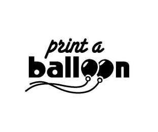 PRINT A BALLOON logo