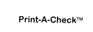PRINT-A-CHECK logo