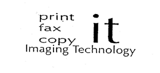PRINT FAX COPY IT IMAGING TECHNOLOGY logo