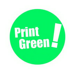PRINT GREEN! logo