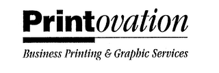 PRINT OVATION BUSINESS PRINTING & GRAPHIC SERVICES logo